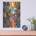 'Forest Floor No. 2' by Jan Weiss – Metal Wall Art, 12x16 room view