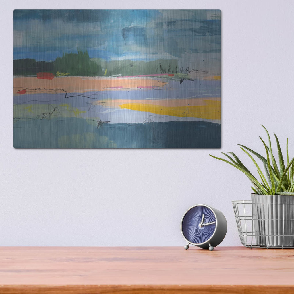'Evening Light 2' by Jan Weiss – Metal Wall Art, 16x12 room view