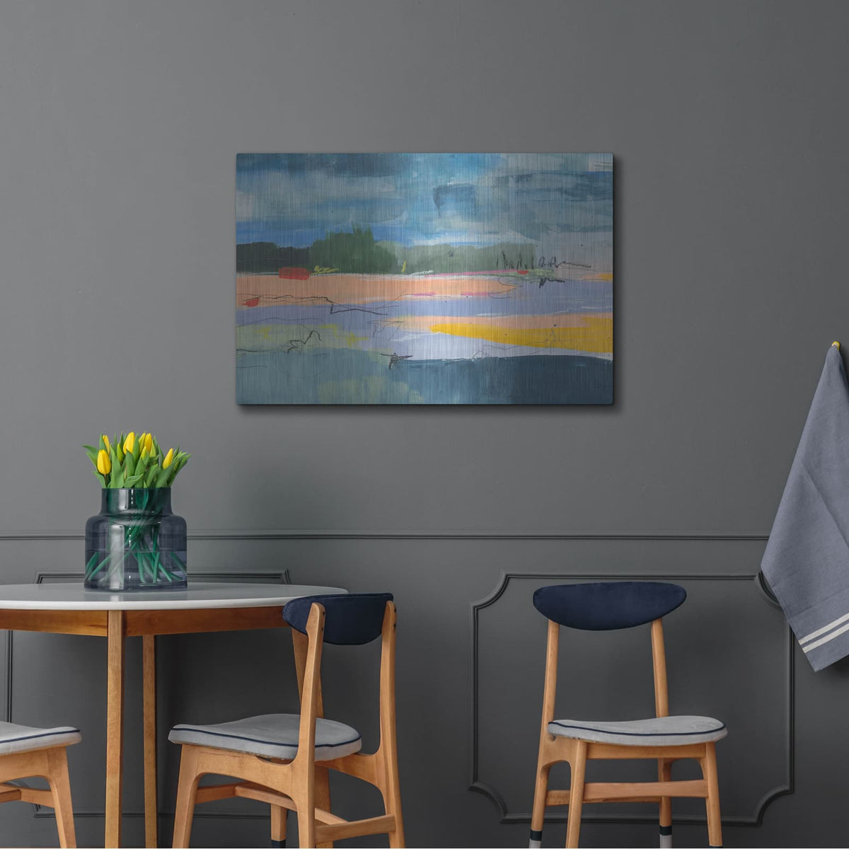 'Evening Light 2' by Jan Weiss – Metal Wall Art, 36x24 room view
