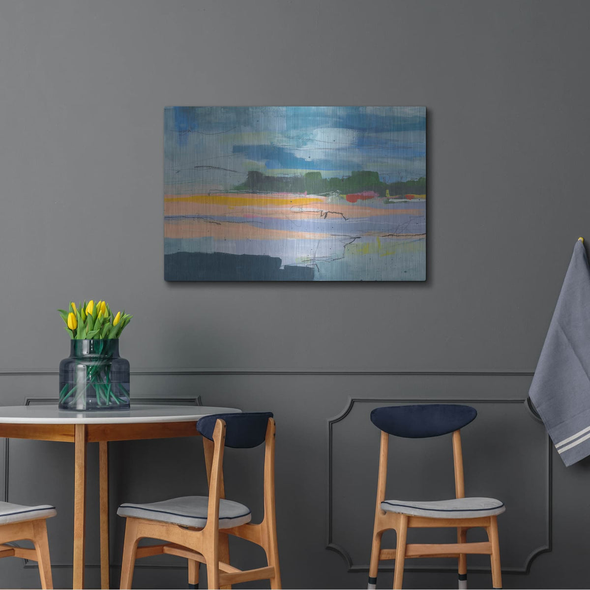 'Evening Light 1' by Jan Weiss – Metal Wall Art, 36x24 room view