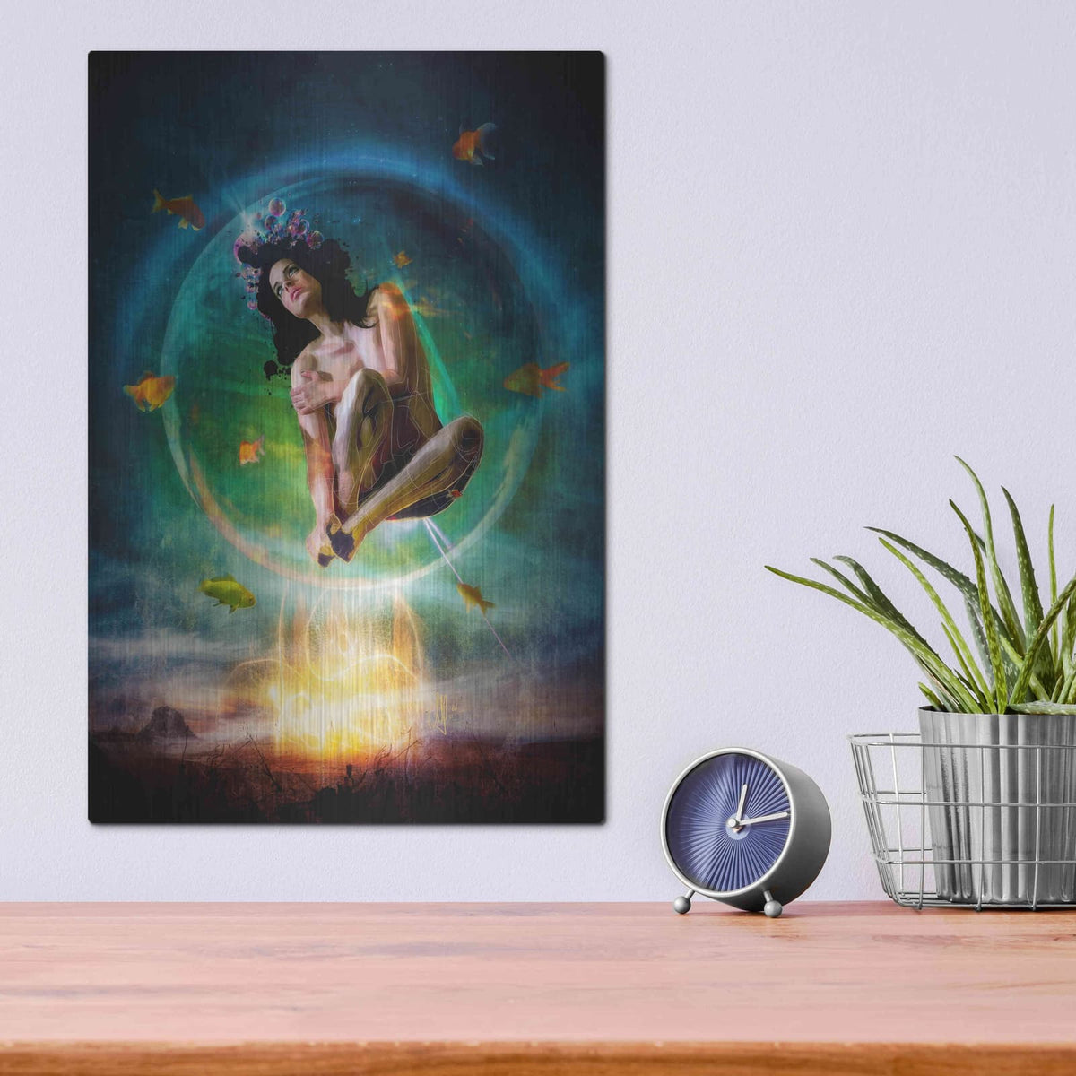 'A Noise Severe' by Mario Sanchez Nevado – Metal Wall Art, 12x16 room view