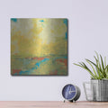 'Earth And Sky' by Jan Weiss – Metal Wall Art, 12x12 room view