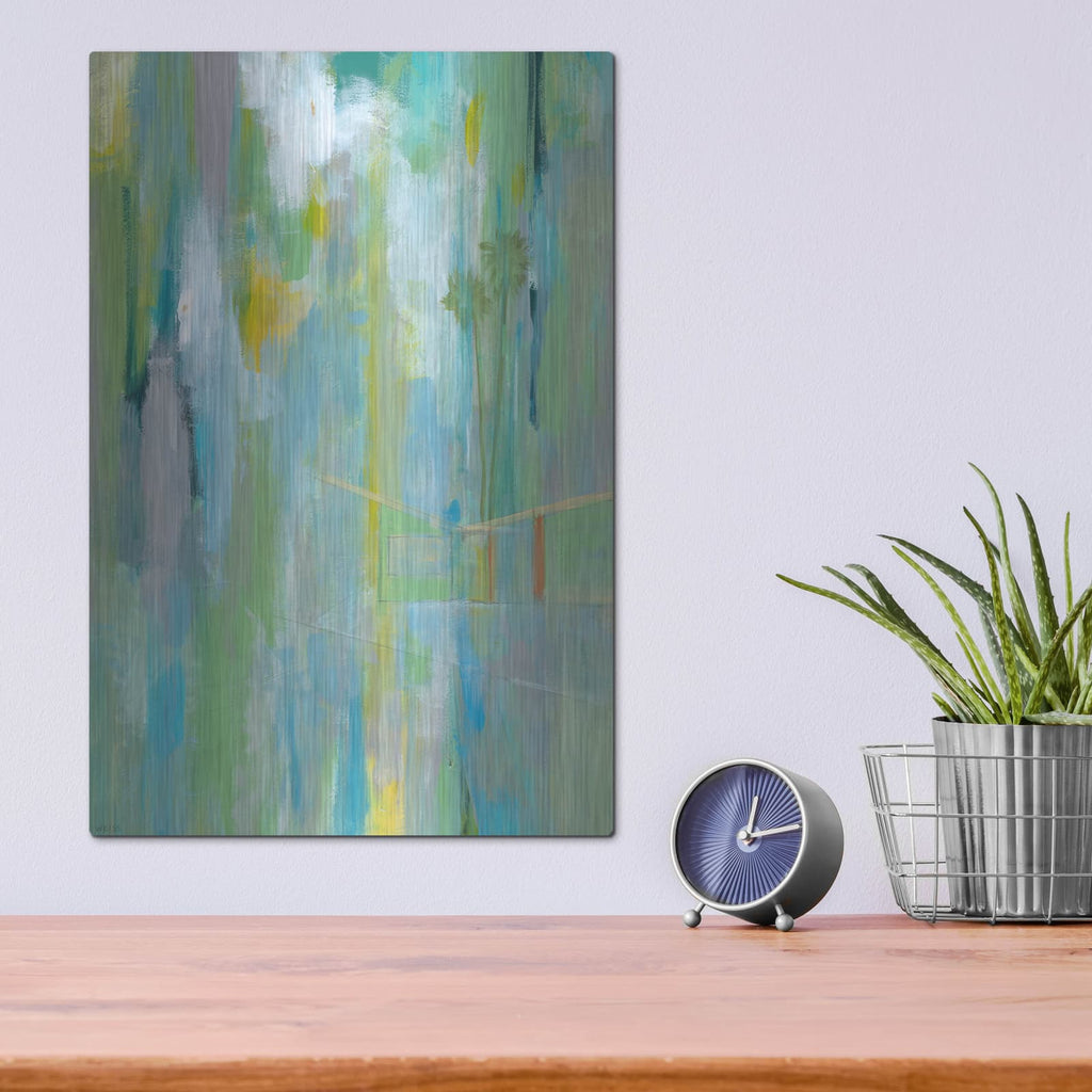 'Desert Living 3' by Jan Weiss – Metal Wall Art, 12x16 room view