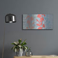 'Dimensional Leaves' by Jan Weiss – Metal Wall Art, 24x12 room view