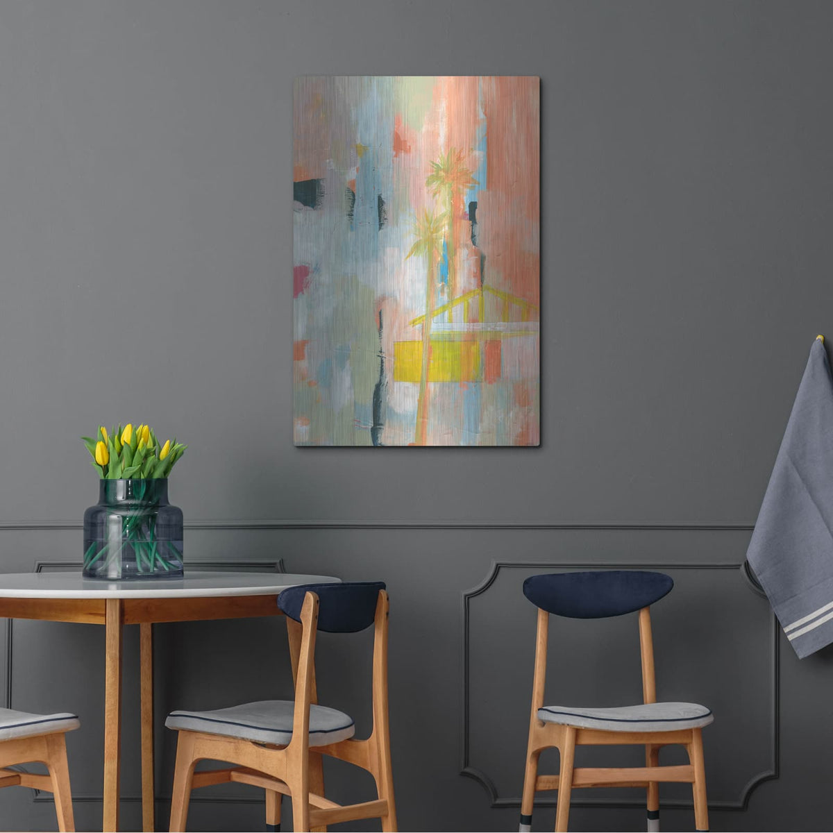 'Desert Living 1' by Jan Weiss – Metal Wall Art, 24x36 room view