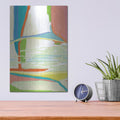 'Deconstructed Landscape 3' by Jan Weiss – Metal Wall Art, 12x16 room view