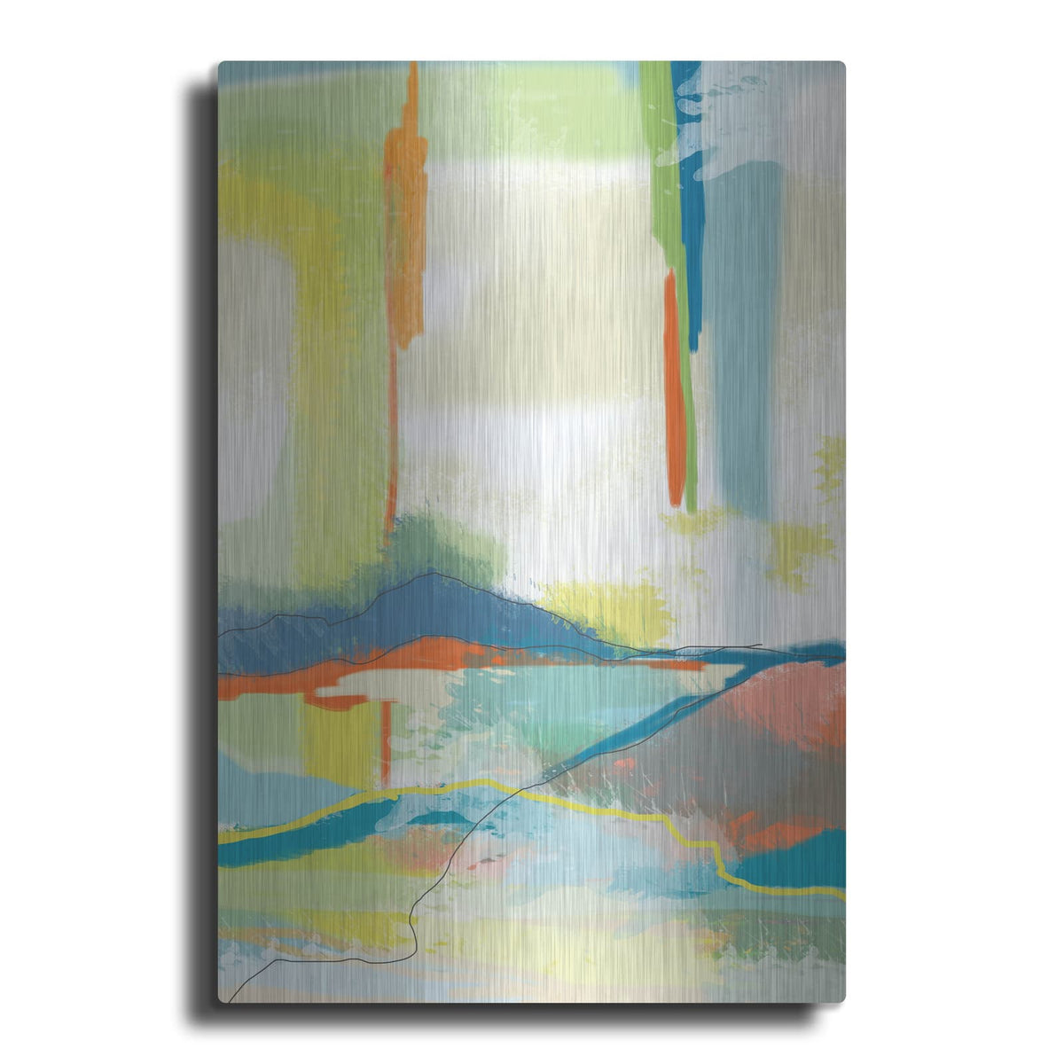 'Deconstructed Landscape 4' by Jan Weiss – Metal Wall Art