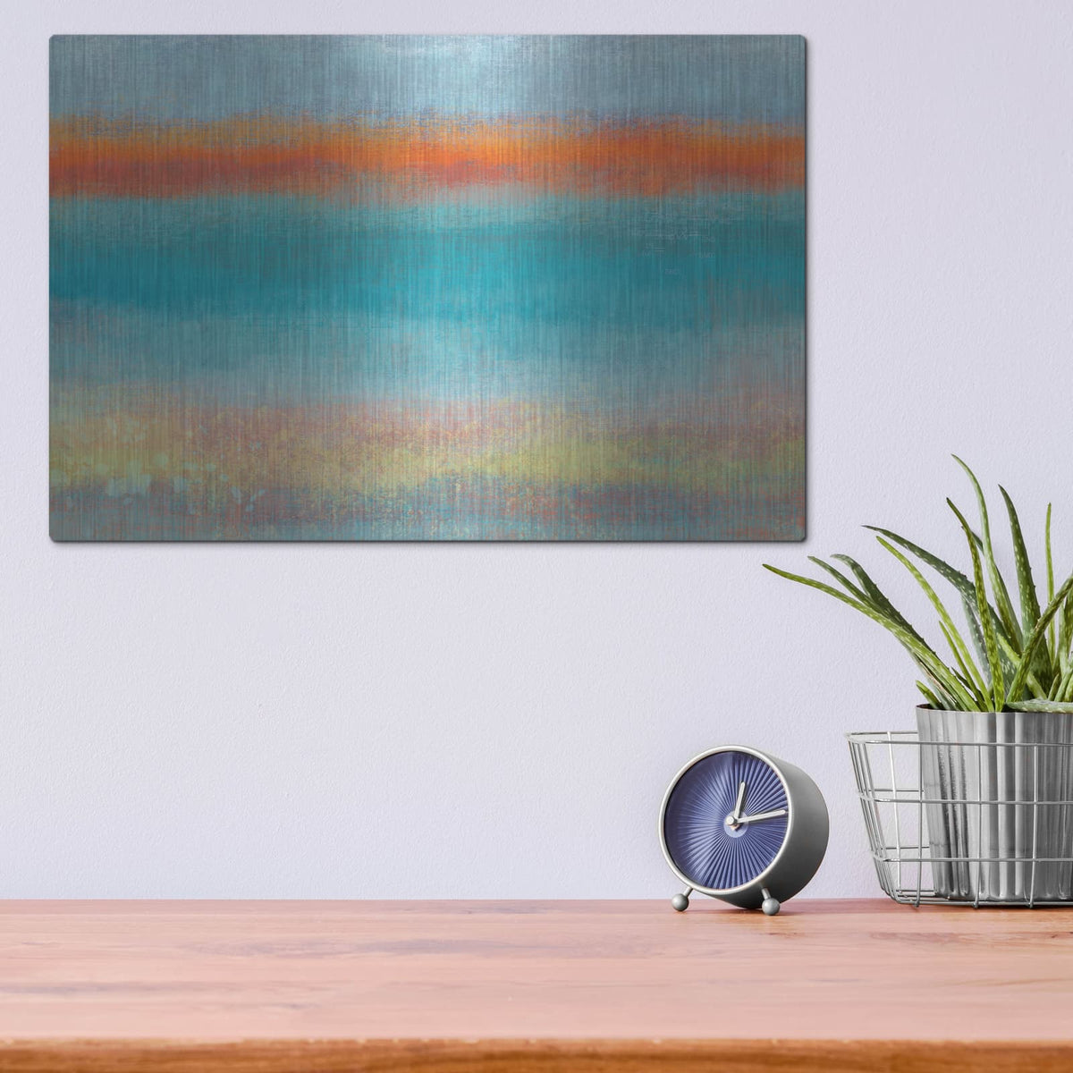'Country Sky 1' by Jan Weiss – Metal Wall Art, 16x12 room view