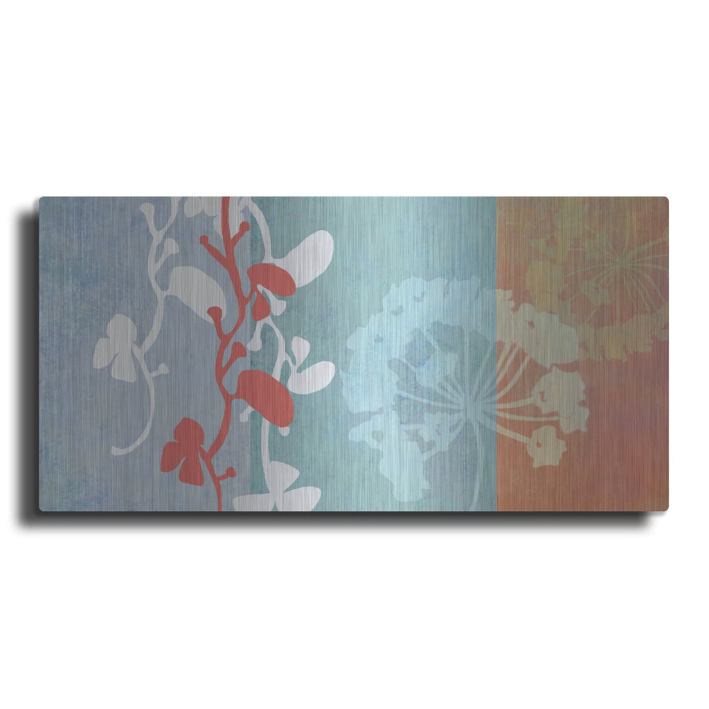 'Coral Flowers' by Jan Weiss – Metal Wall Art