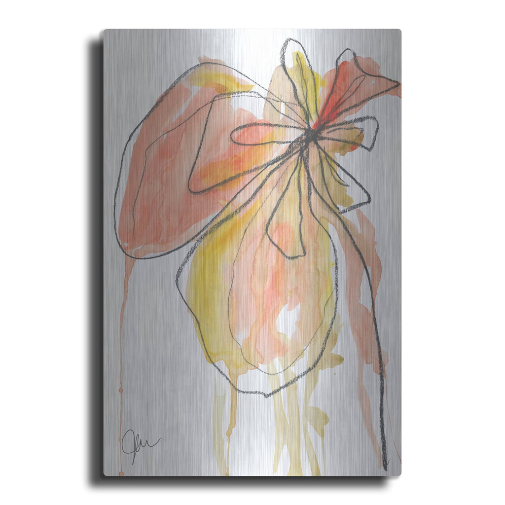 'Coral In Nature' by Jan Weiss – Metal Wall Art