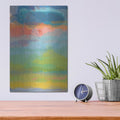 'Coral Sky' by Jan Weiss – Metal Wall Art, 12x16 room view