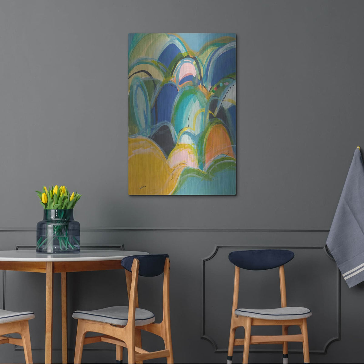 'Break On Through No. 3' by Jan Weiss – Metal Wall Art, 24x36 room view