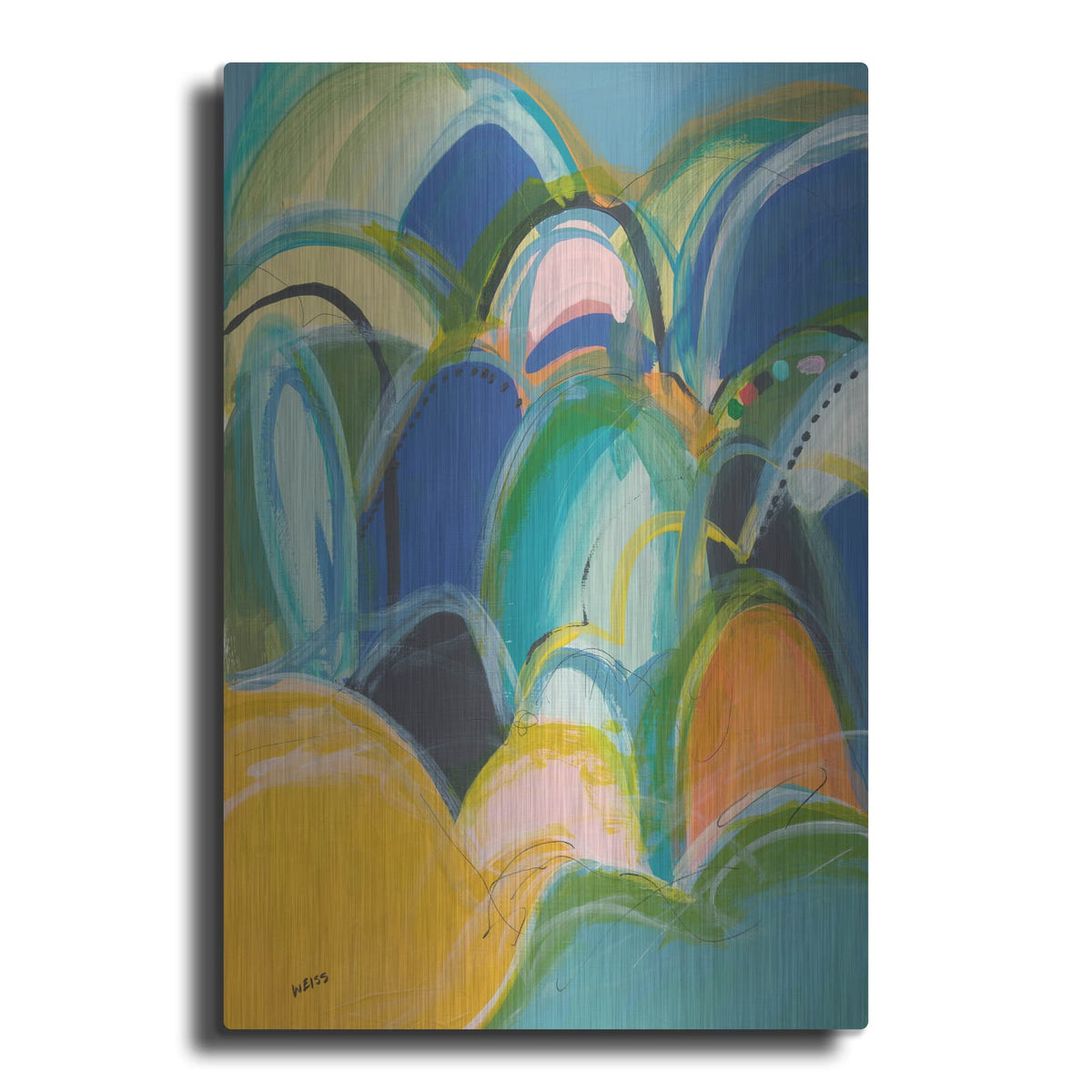 'Break On Through No. 3' by Jan Weiss – Metal Wall Art