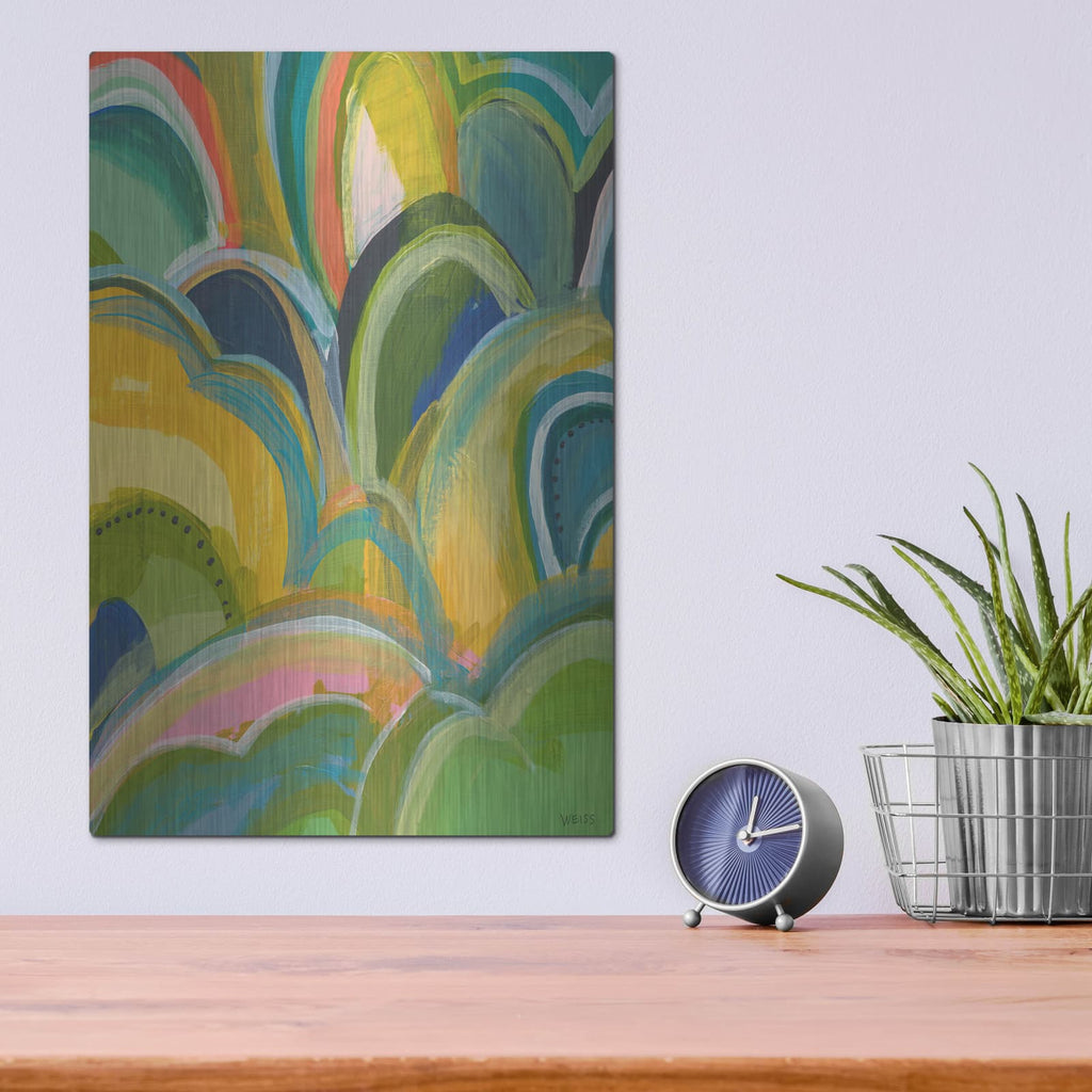 'Break On Through No. 2' by Jan Weiss – Metal Wall Art, 12x16 room view