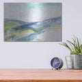 'Blue Hills' by Jan Weiss – Metal Wall Art, 16x12 room view