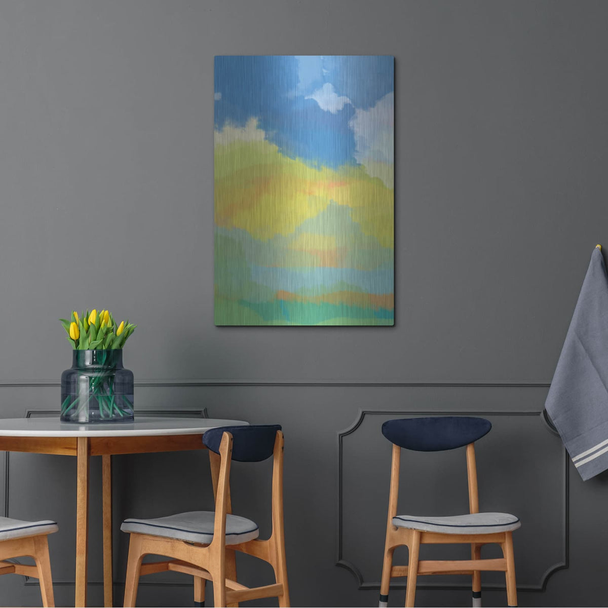 'Break In The Weather' by Jan Weiss – Metal Wall Art, 24x36 room view