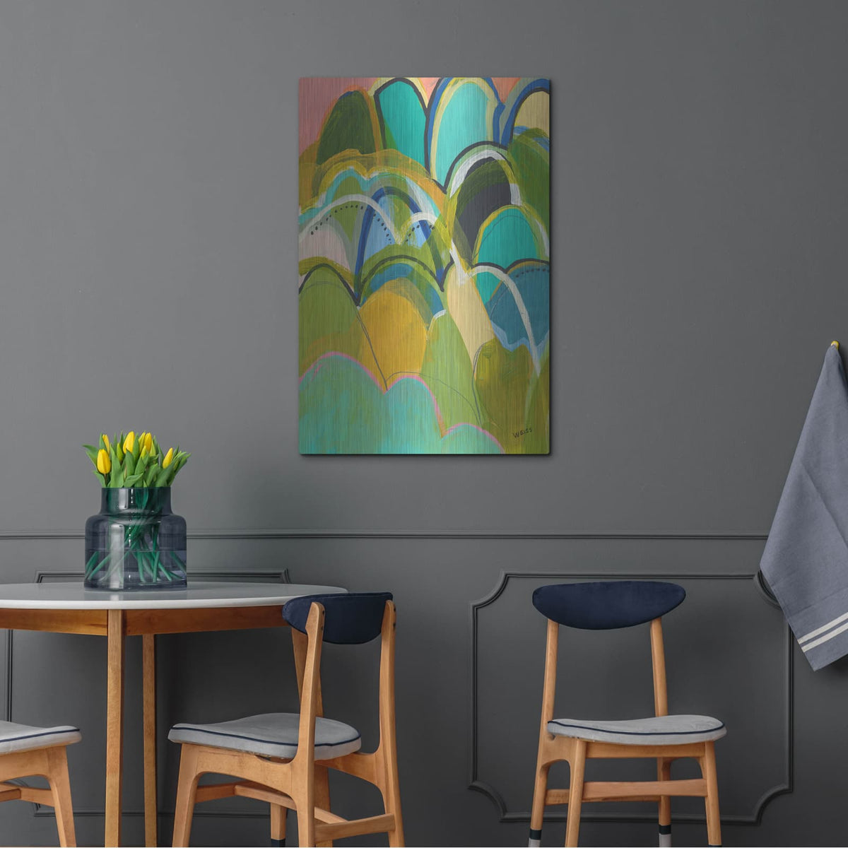 'Break On Through No. 1' by Jan Weiss – Metal Wall Art, 24x36 room view