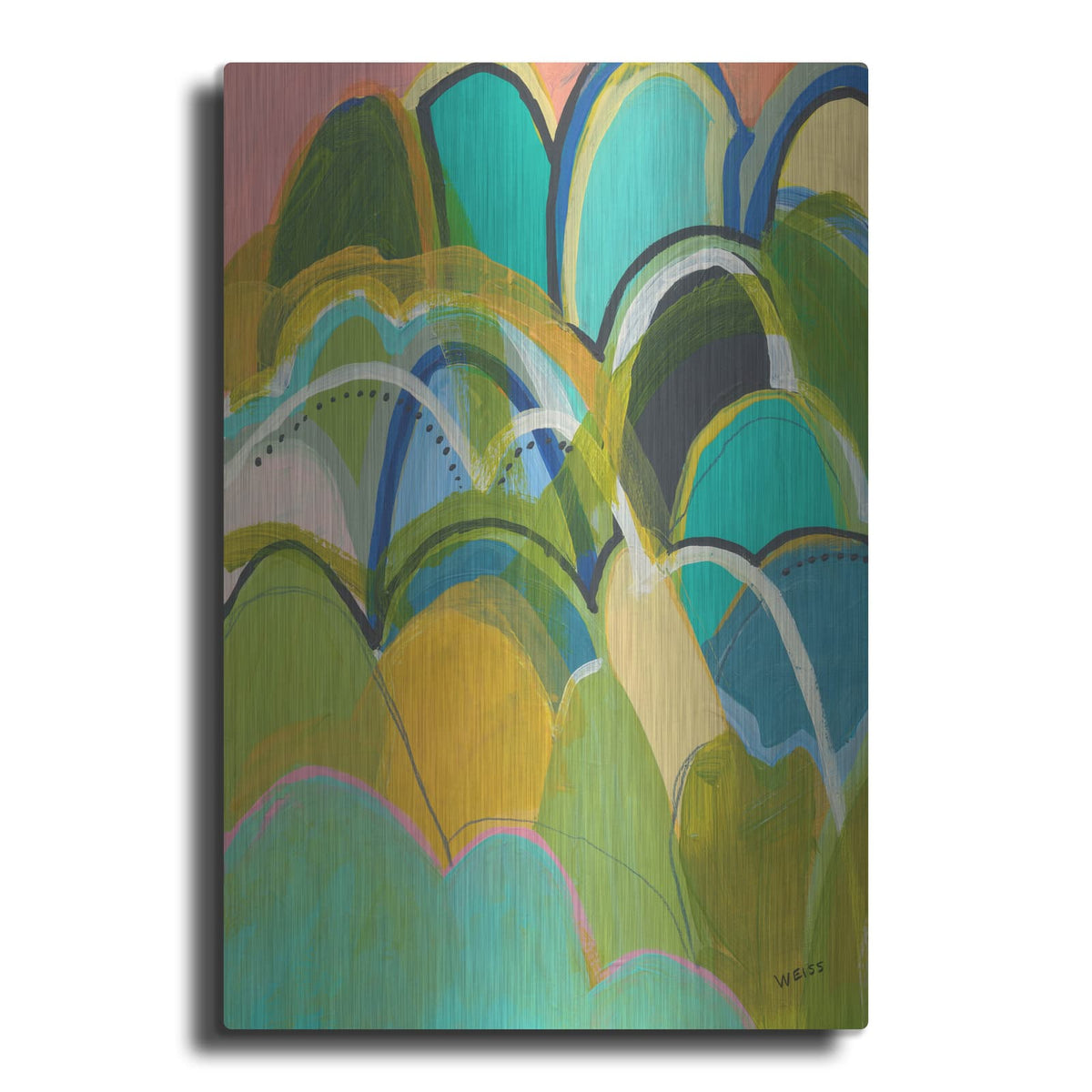 'Break On Through No. 1' by Jan Weiss – Metal Wall Art