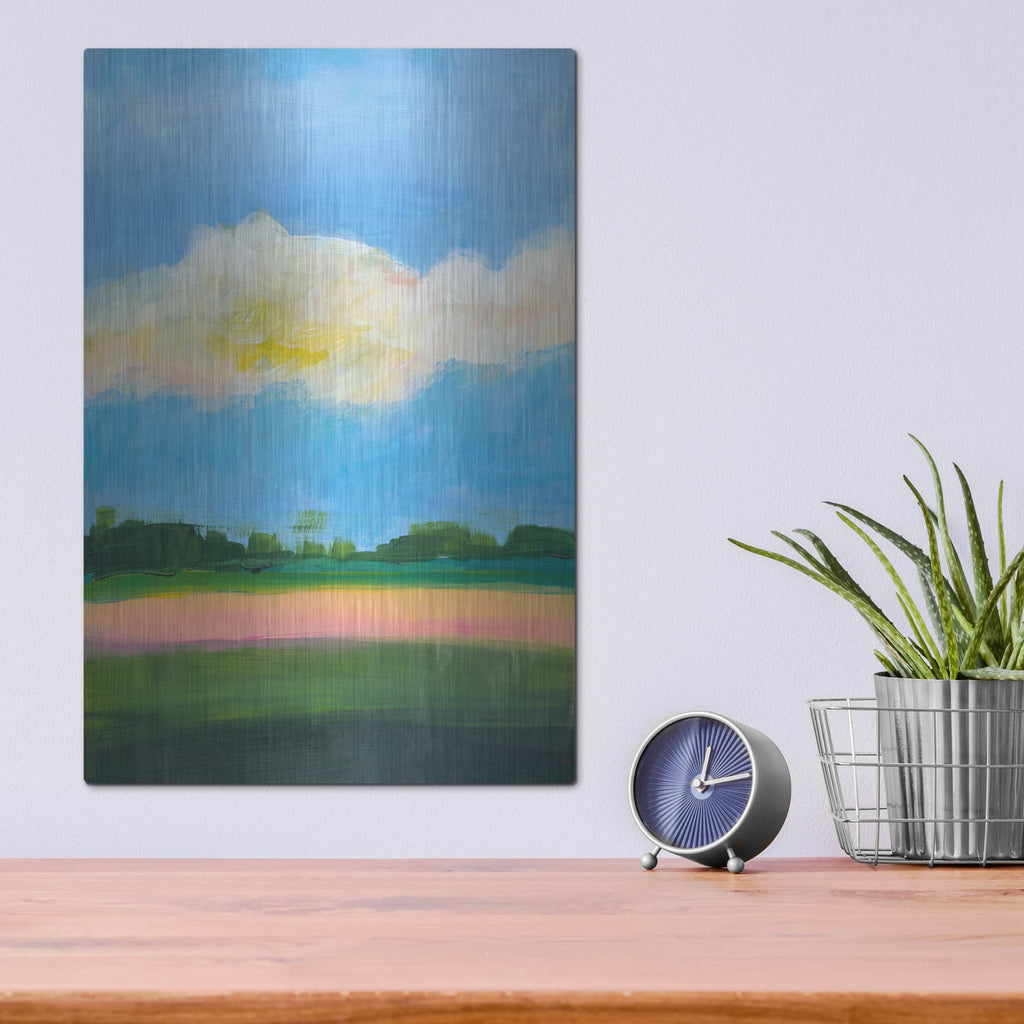'Beneath A Cloudy Sky 2' by Jan Weiss – Metal Wall Art, 12x16 room view