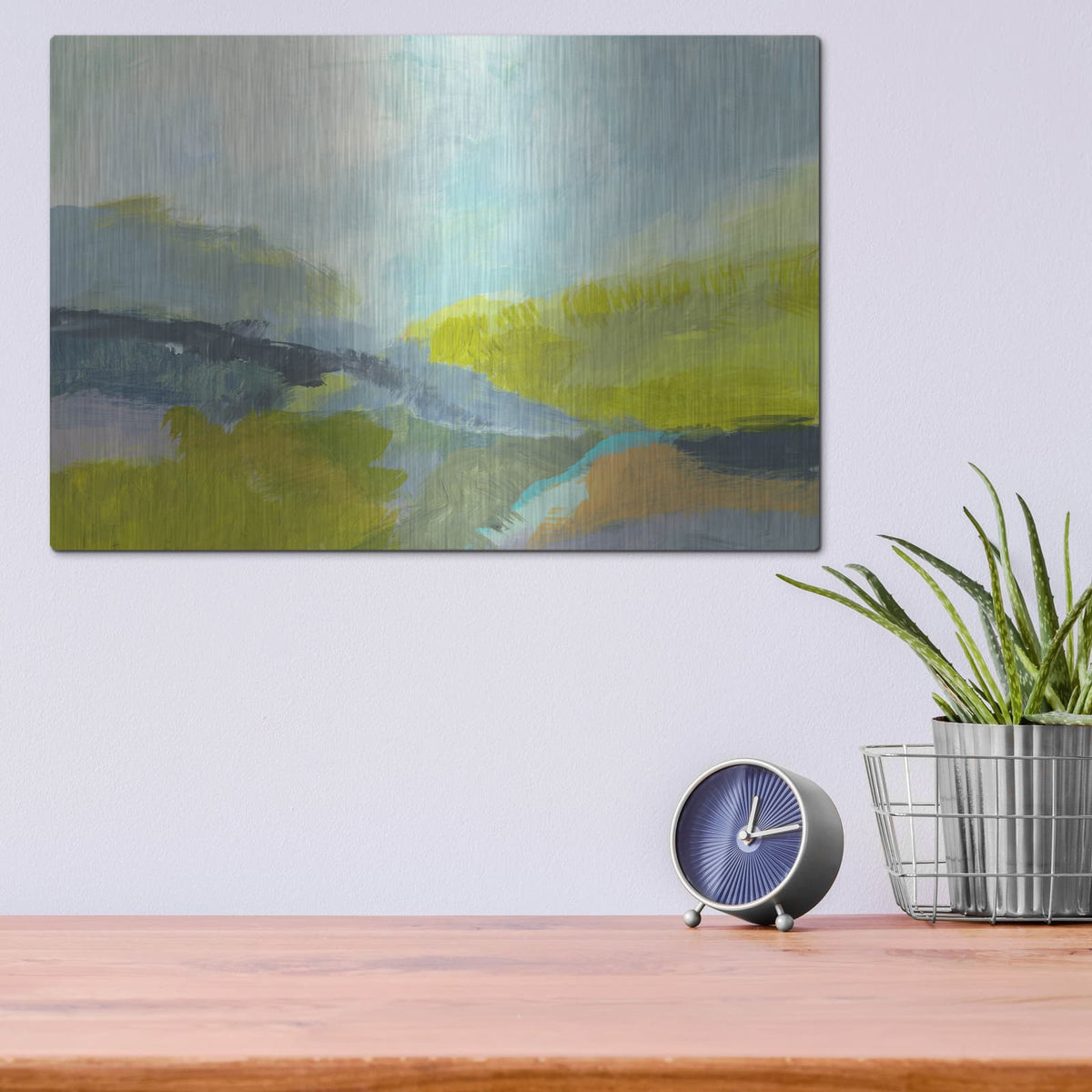 'Between The Woods' by Jan Weiss – Metal Wall Art, 16x12 room view