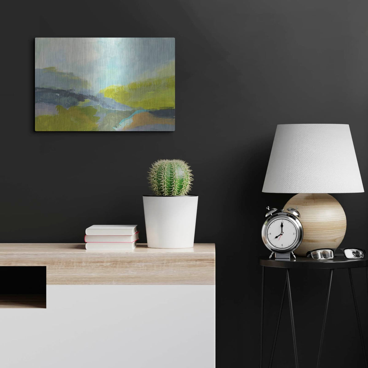 'Between The Woods' by Jan Weiss – Metal Wall Art, 24x16 room view
