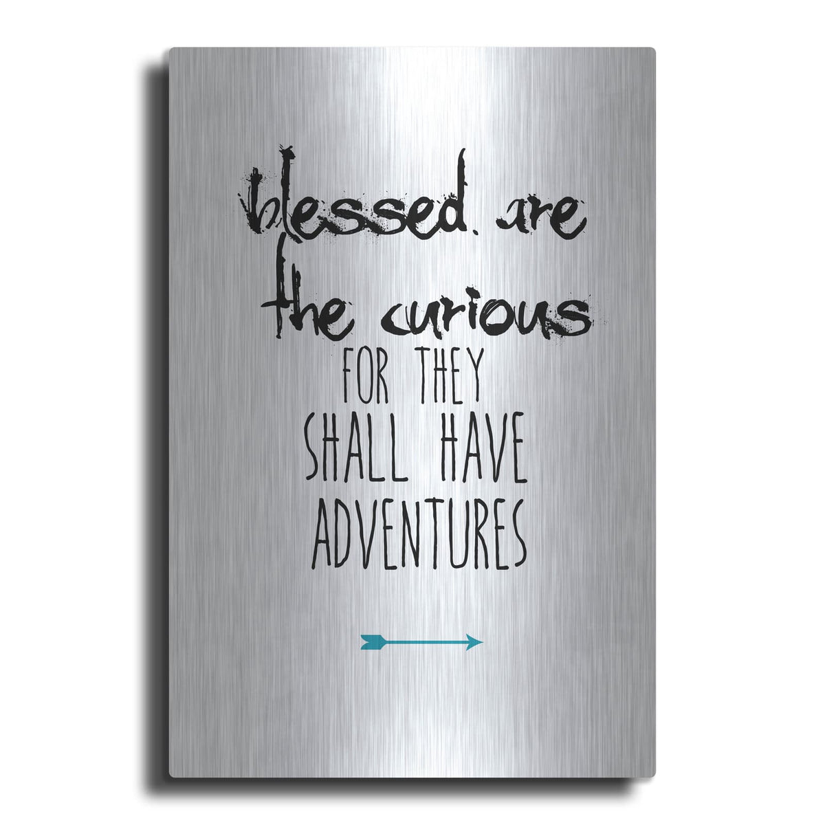 'Blessed Are The Curious' by Jan Weiss – Metal Wall Art