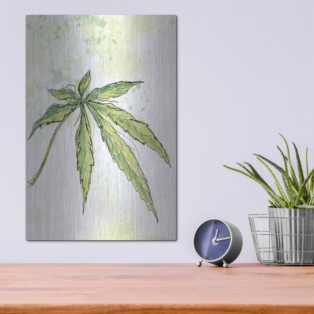 'Blue Dream' by Jan Weiss – Metal Wall Art, 12x16 room view