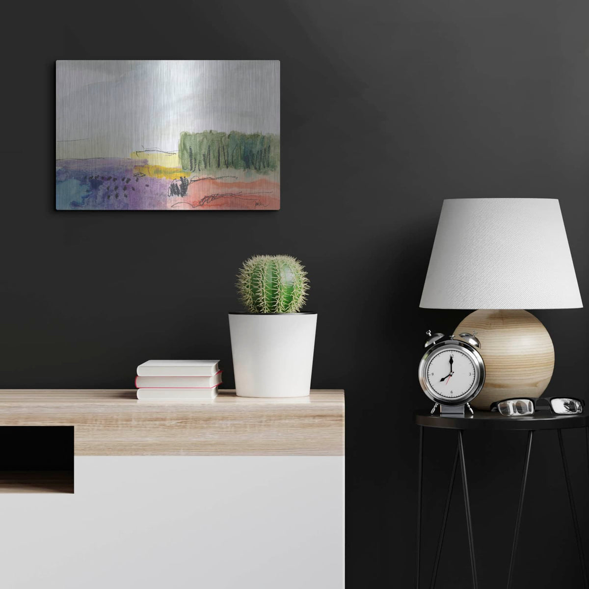 'Belonging No. 2' by Jan Weiss – Metal Wall Art, 24x16 room view