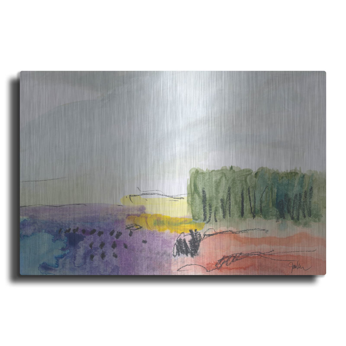'Belonging No. 2' by Jan Weiss – Metal Wall Art