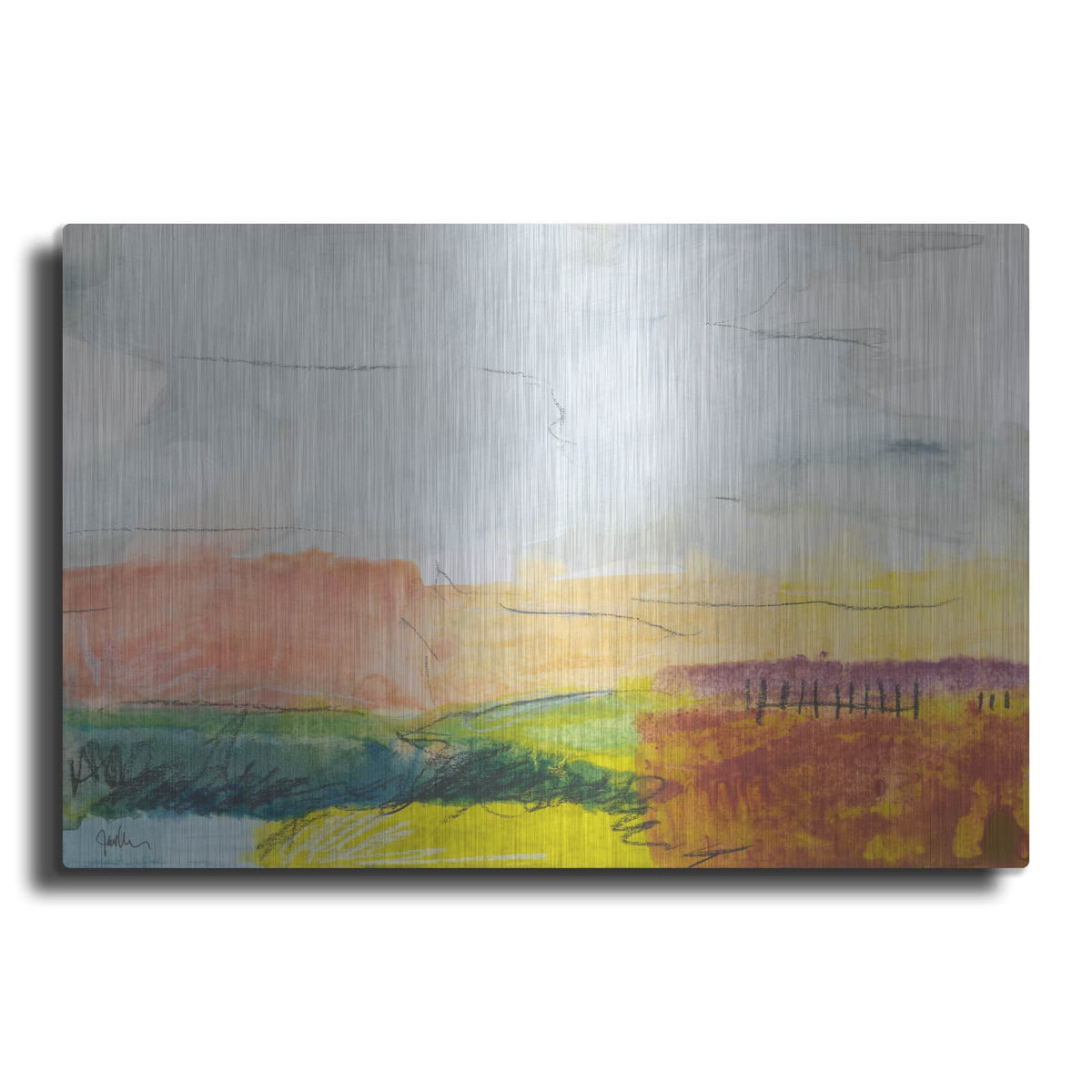 'Belonging No. 1' by Jan Weiss – Metal Wall Art