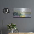 'Be Still' by Jan Weiss – Metal Wall Art, 24x12 room view