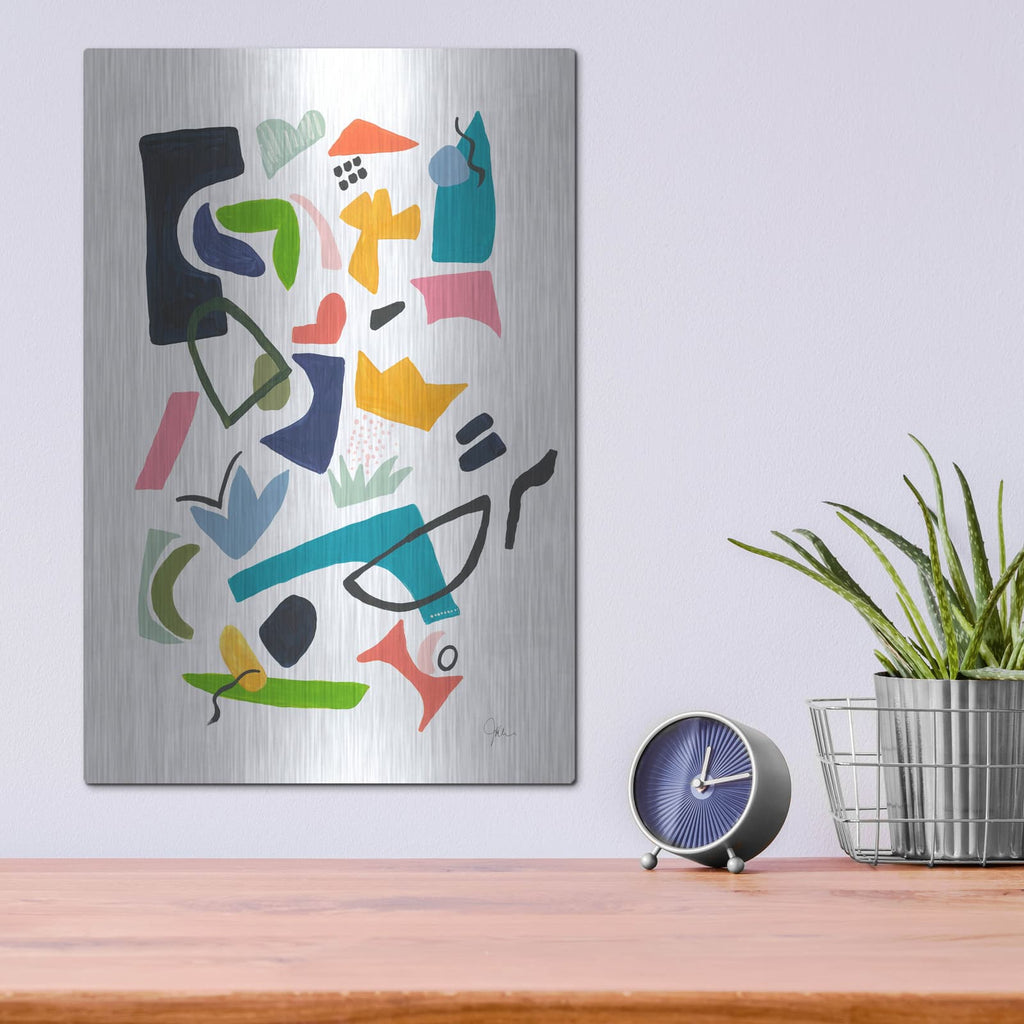 'Atomic Ranch No. 2' by Jan Weiss – Metal Wall Art, 12x16 room view