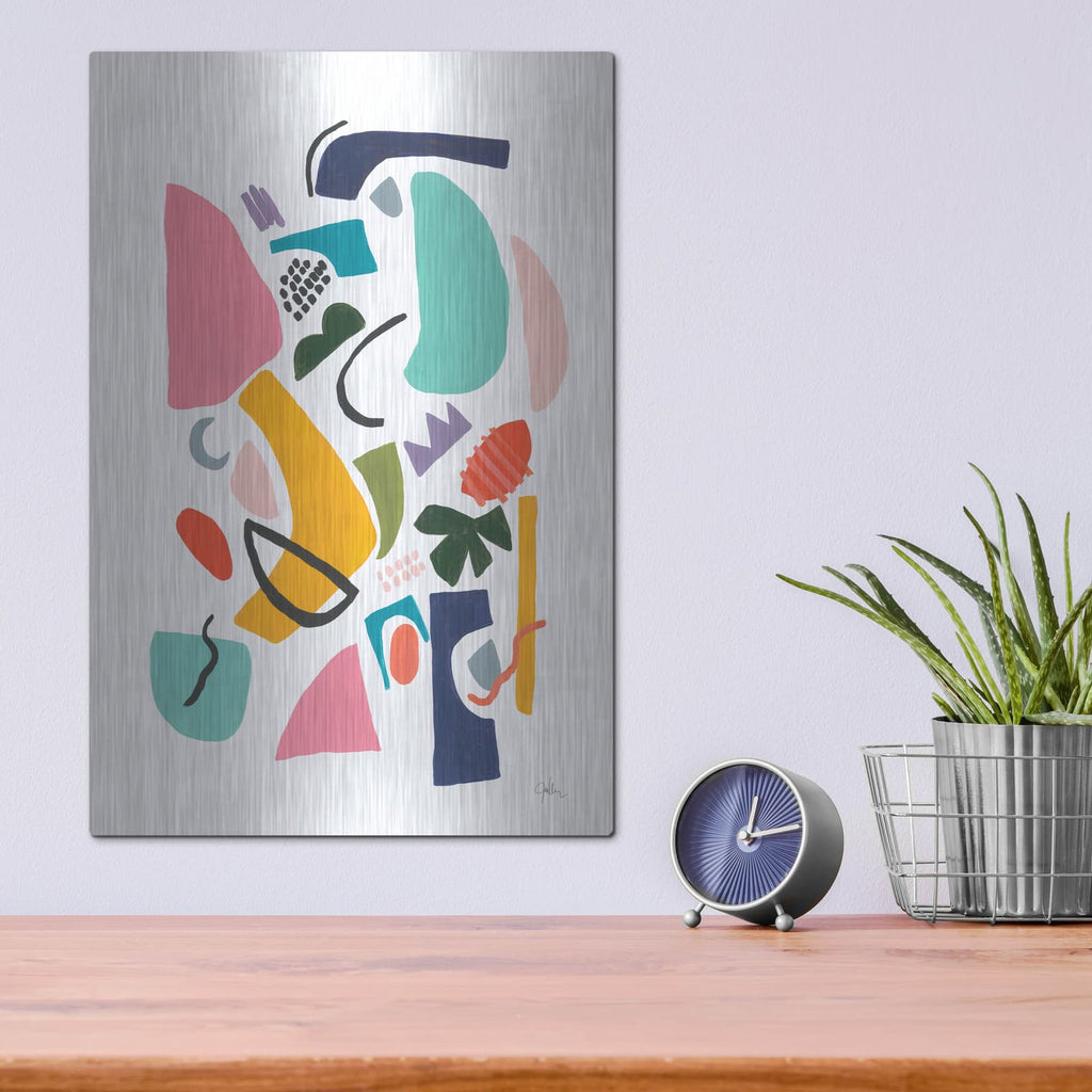 'Atomic Ranch No. 3' by Jan Weiss – Metal Wall Art, 12x16 room view