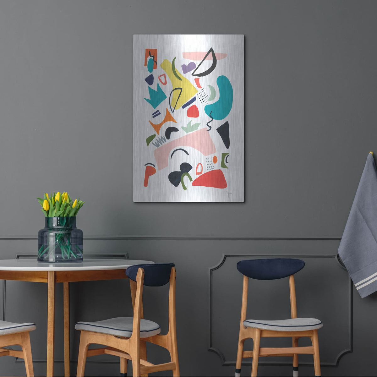 'Atomic Ranch No. 1' by Jan Weiss – Metal Wall Art, 24x36 room view