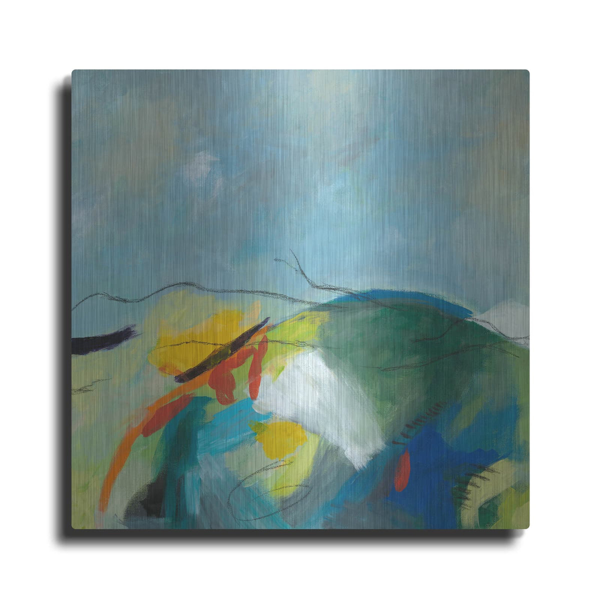 'Alpine No. 2' by Jan Weiss – Metal Wall Art