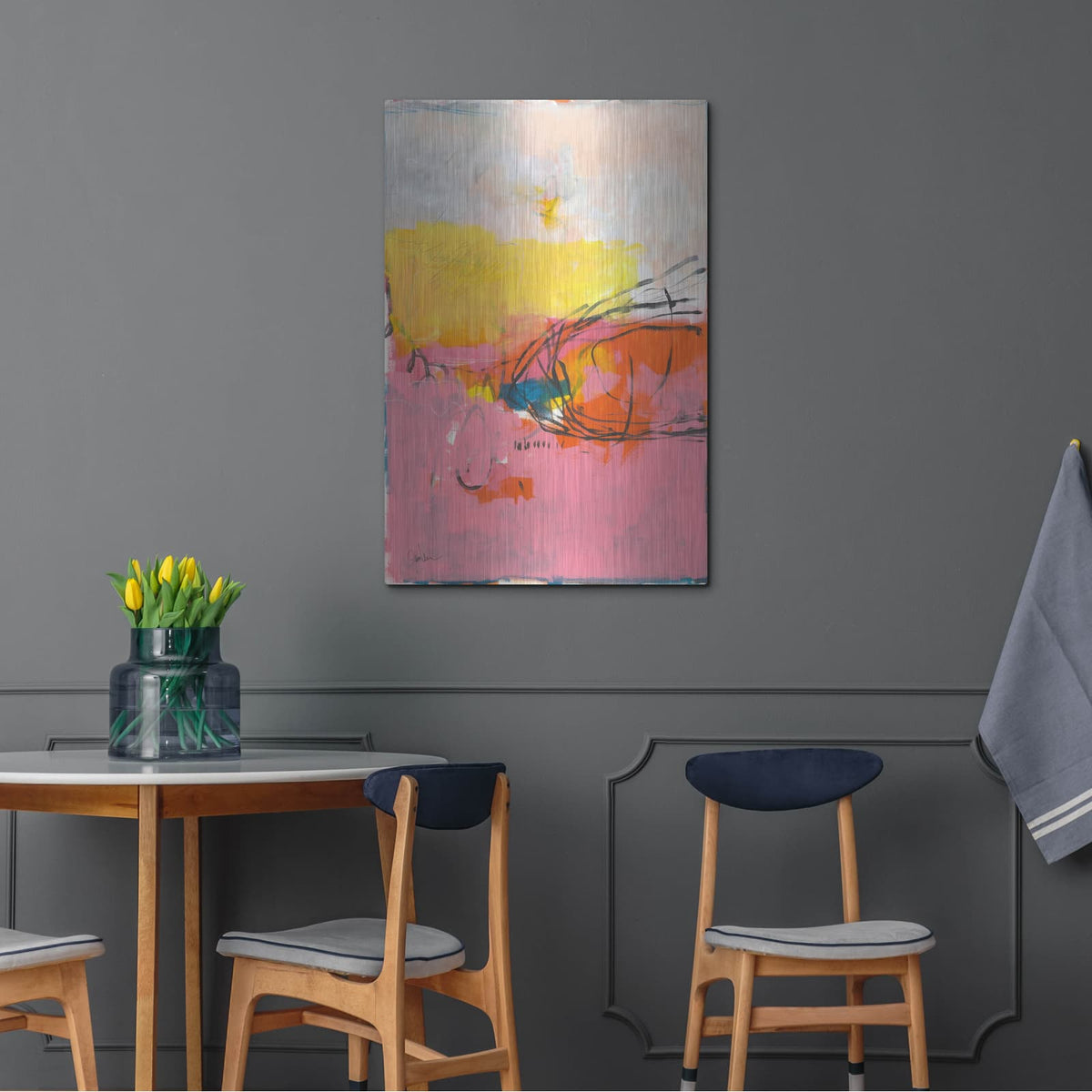 'All Was Said And Done No. 2' by Jan Weiss – Metal Wall Art, 24x36 room view