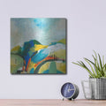 'Alpine No. 1' by Jan Weiss – Metal Wall Art, 12x12 room view