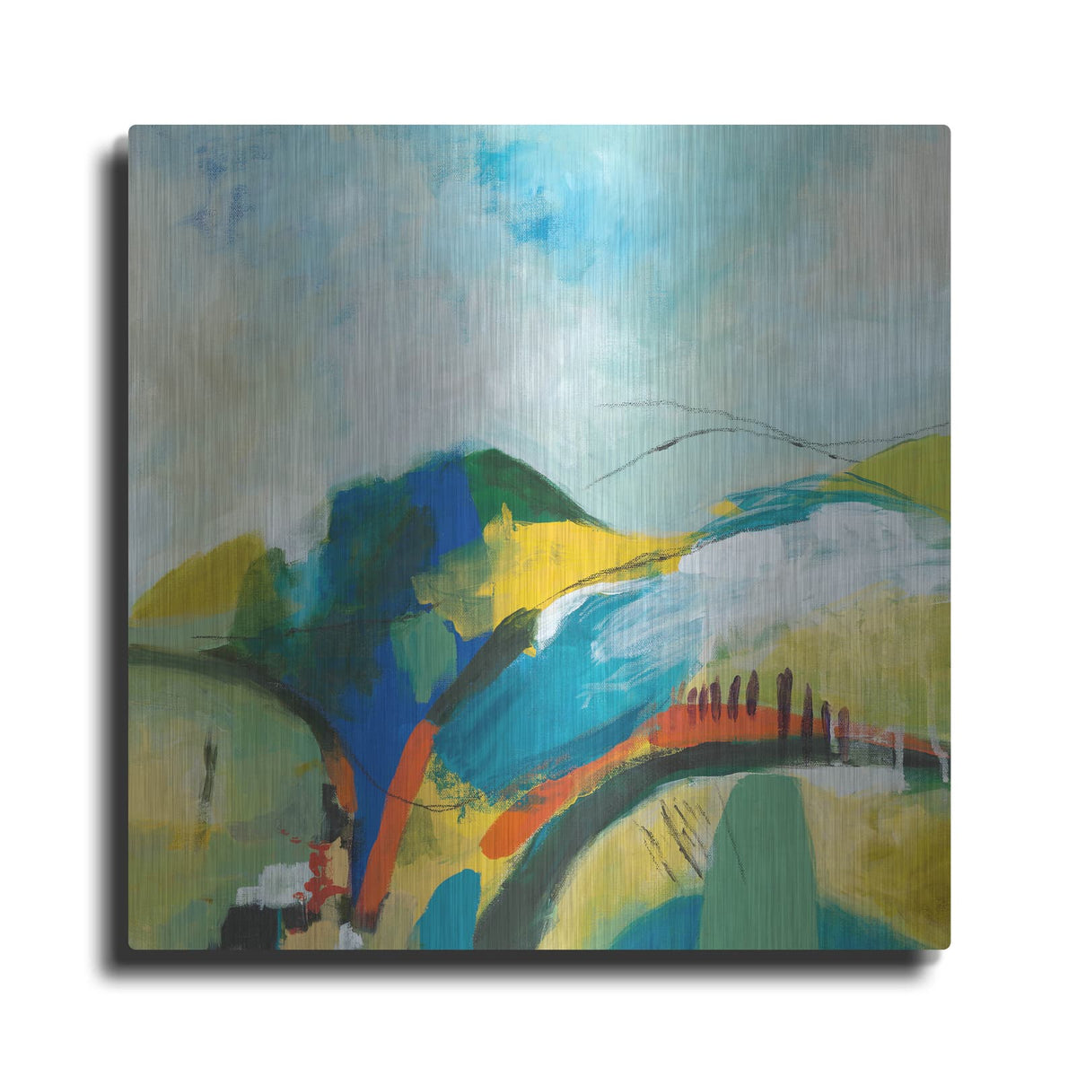 'Alpine No. 1' by Jan Weiss – Metal Wall Art