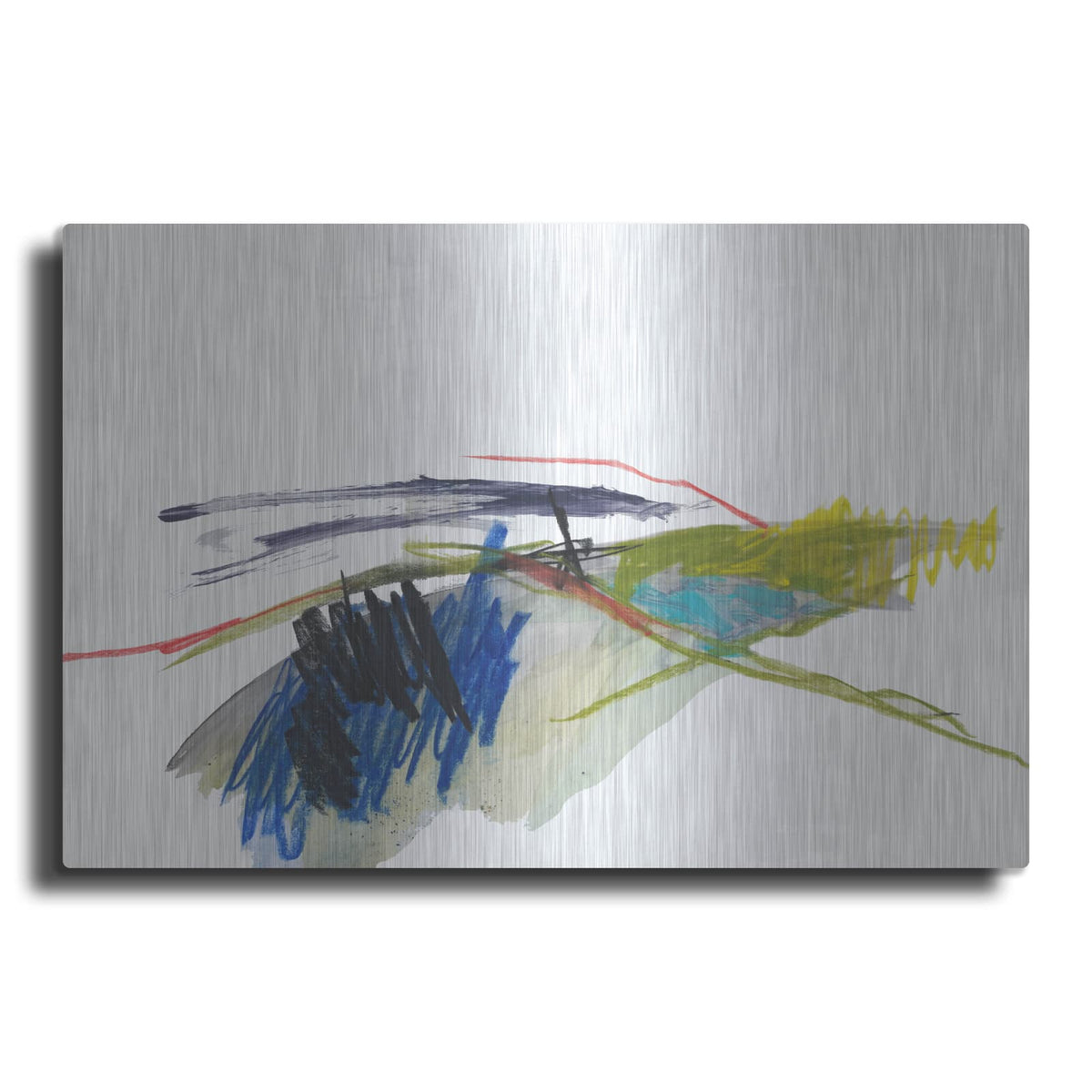 'Abstract Landscape No. 8' by Jan Weiss – Metal Wall Art
