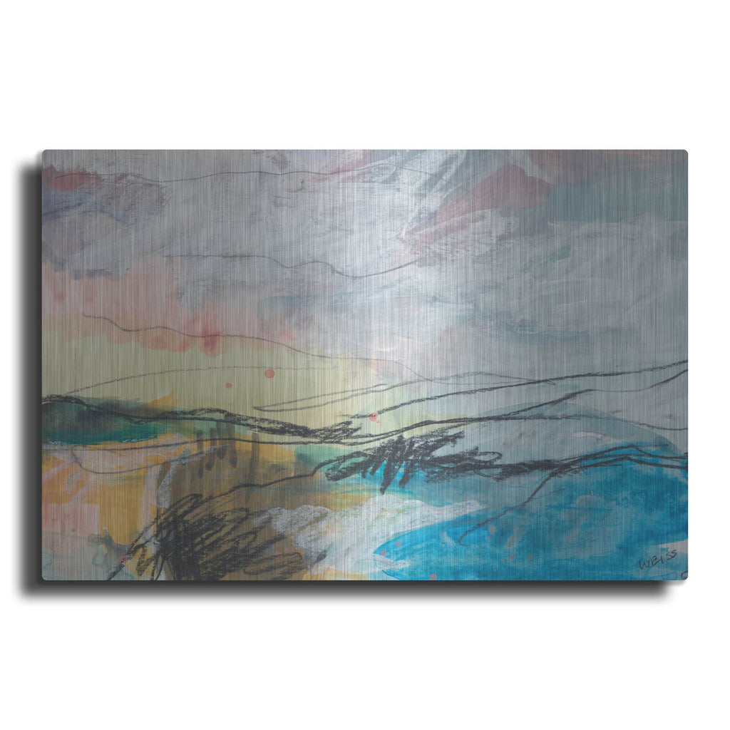 'All The Night Tide' by Jan Weiss – Metal Wall Art