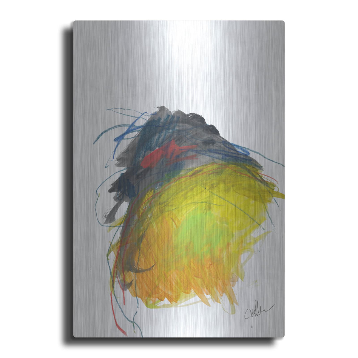 'Abstract Landscape No. 15' by Jan Weiss – Metal Wall Art