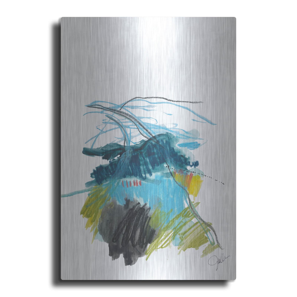 'Abstract Landscape No. 33' by Jan Weiss – Metal Wall Art