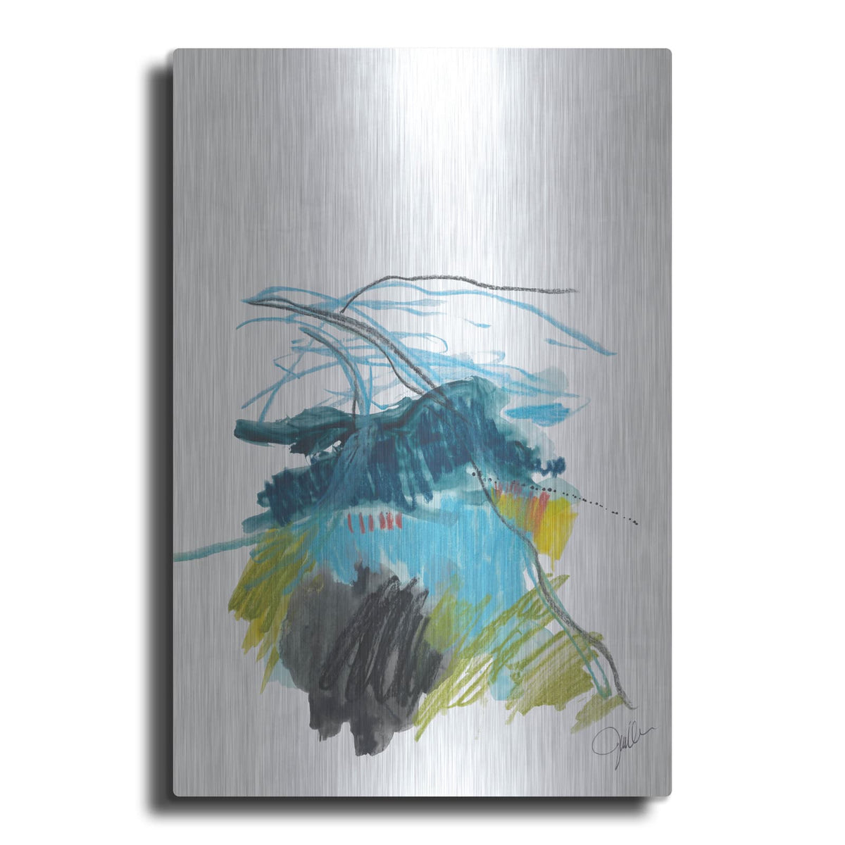 'Abstract Landscape No. 33' by Jan Weiss – Metal Wall Art