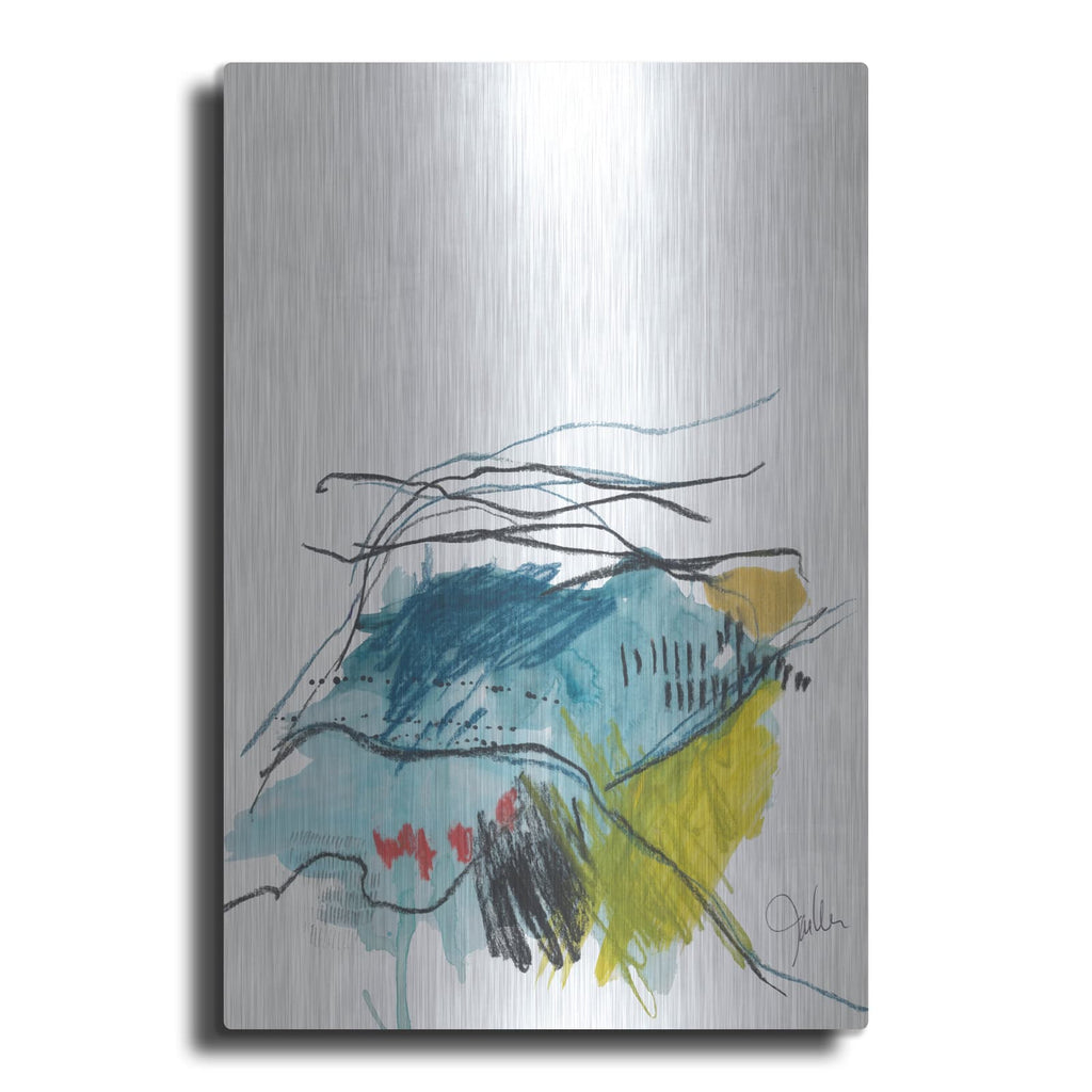 'Abstract Landscape No. 35' by Jan Weiss – Metal Wall Art