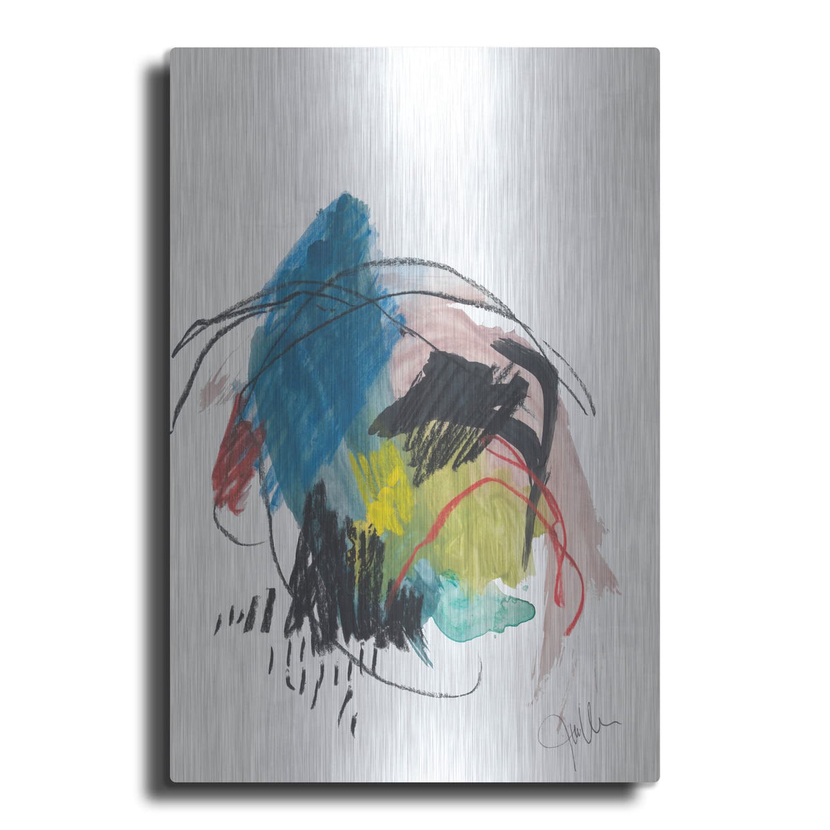 'Abstract Landscape No. 36' by Jan Weiss – Metal Wall Art