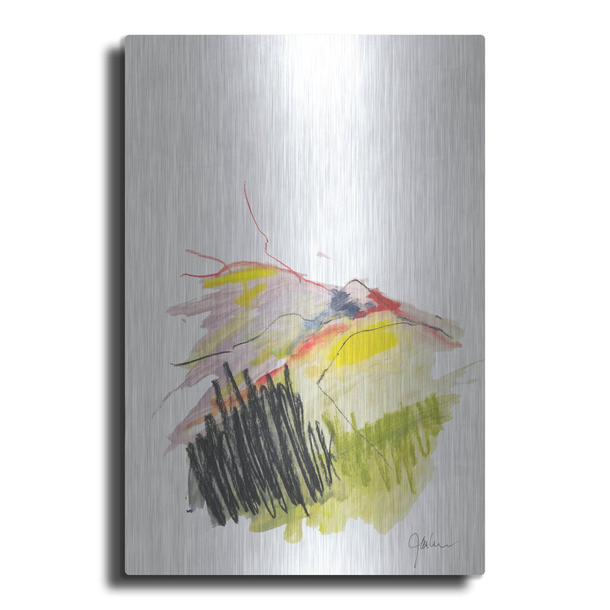'Abstract Landscape No. 12' by Jan Weiss – Metal Wall Art