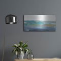 'A Breaking Wave' by Jan Weiss – Metal Wall Art, 24x12 room view
