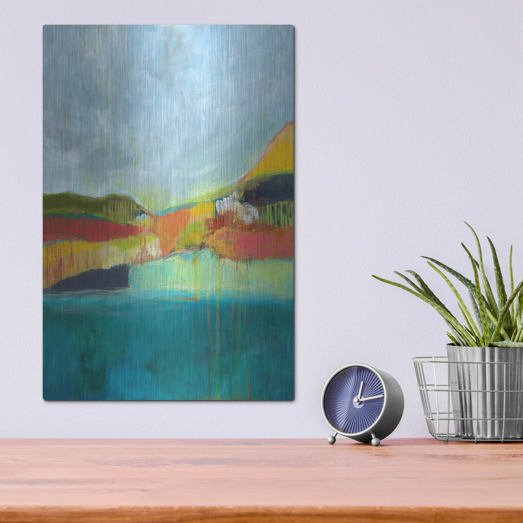 'View Across The Bay' by Jan Weiss – Metal Wall Art, 12x16 room view