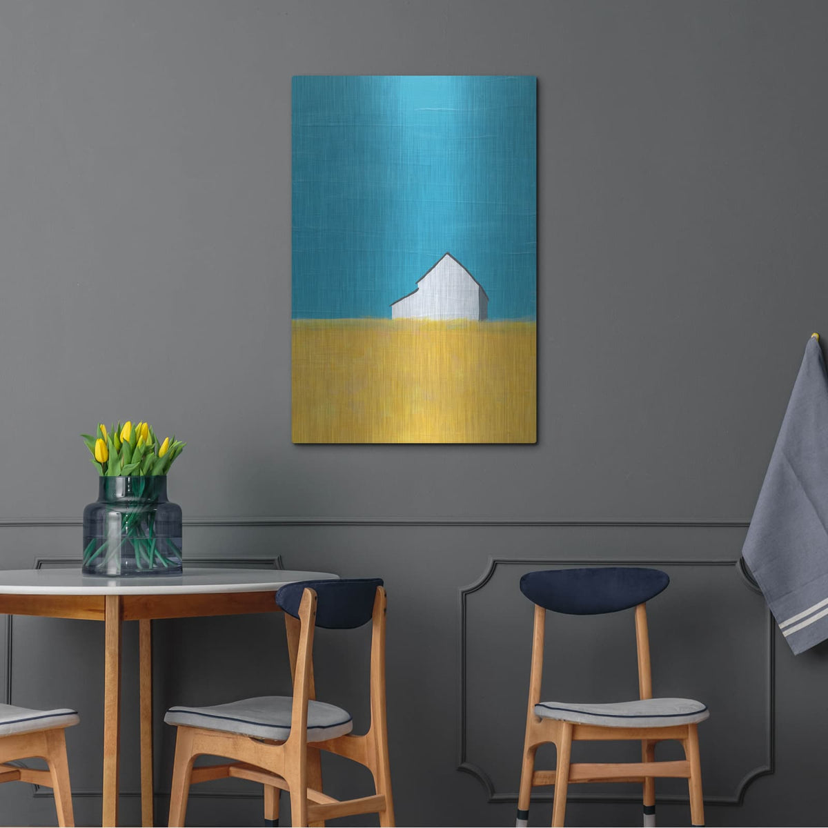 'Its A Barn' by Jan Weiss – Metal Wall Art, 24x36 room view