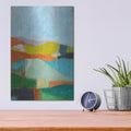 'North Bay Hills' by Jan Weiss – Metal Wall Art, 12x16 room view